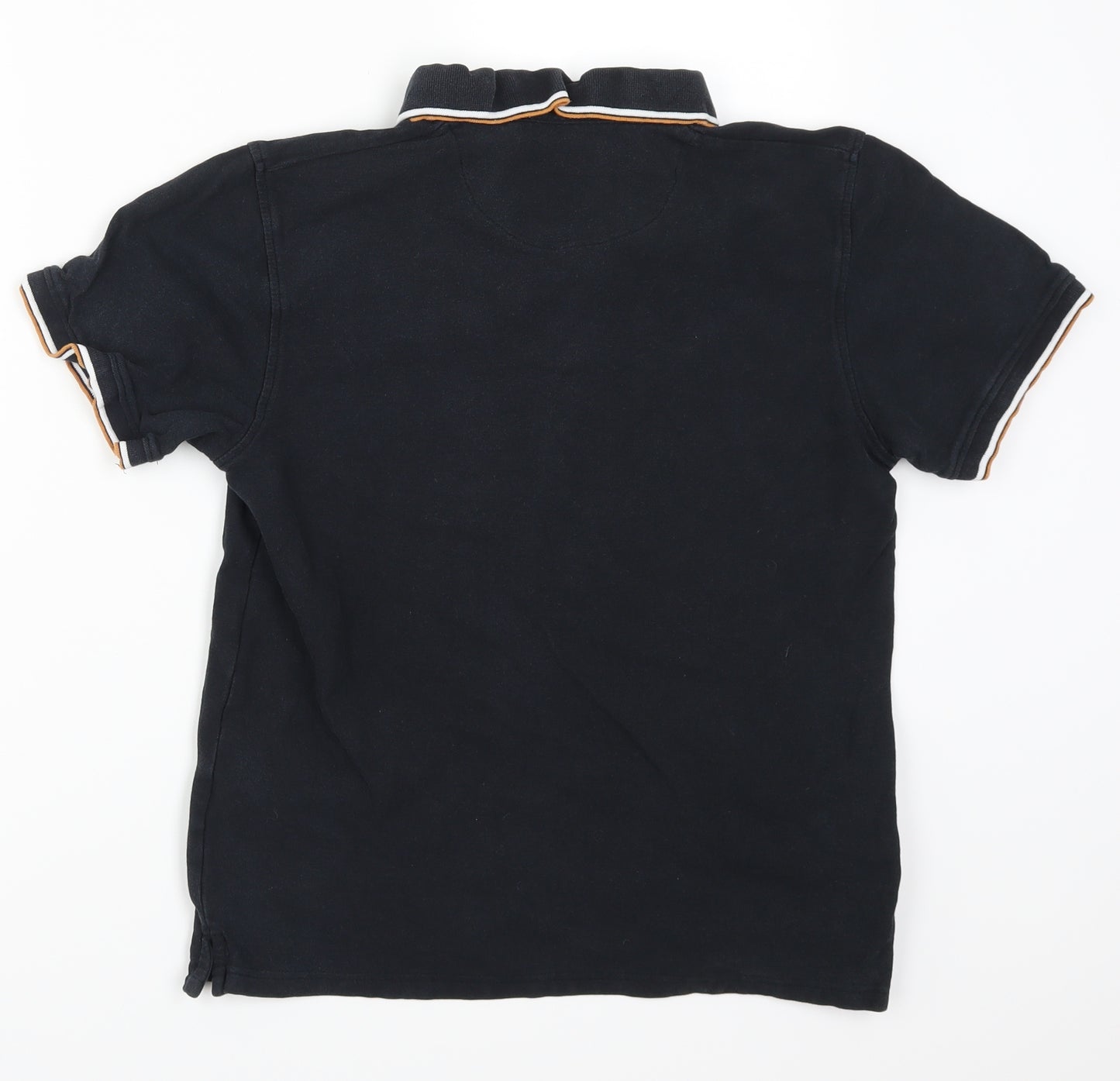 Red Herring Mens Black    Polo Size M