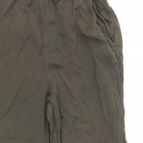 New Look Womens Green   Cropped Trousers Size 8