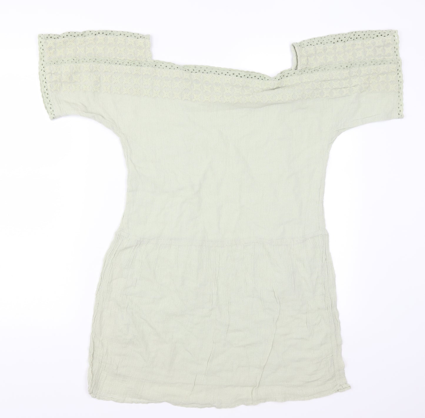 Zara Womens Green   T-Shirt Dress  Size XS