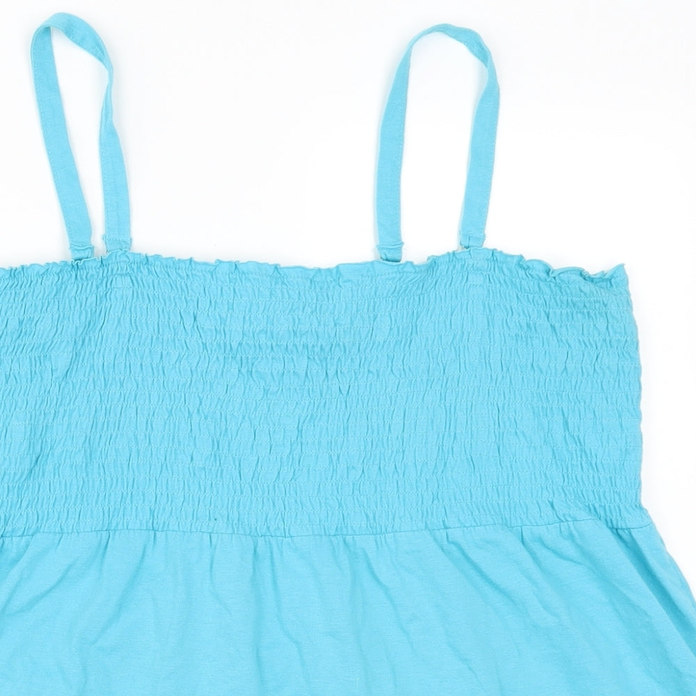 Evans Womens Blue   Basic Tank Size 22