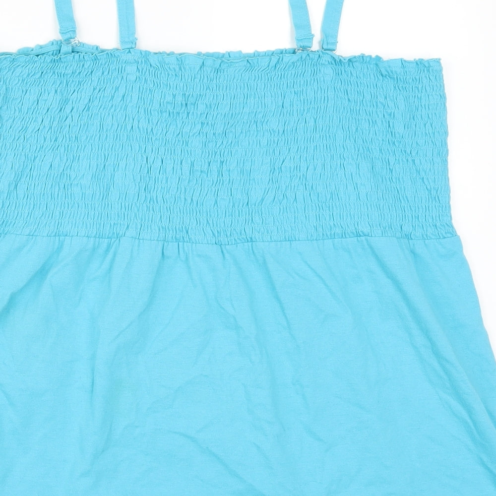 Evans Womens Blue   Basic Tank Size 22