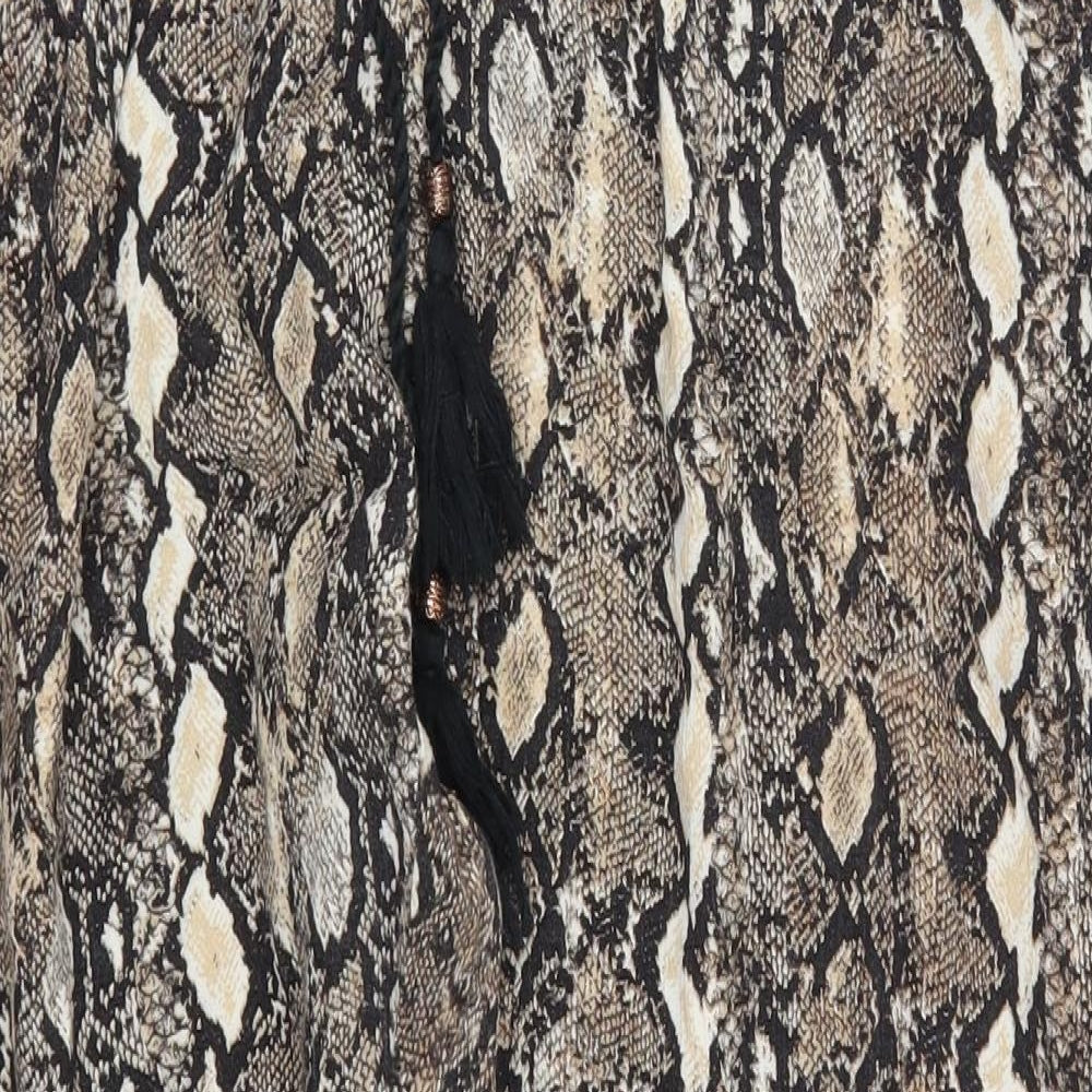 George Womens Brown Animal Print  Trousers  Size 20 L27 in