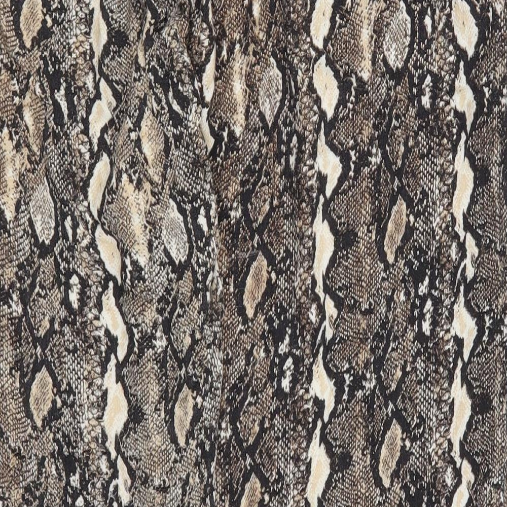 George Womens Brown Animal Print  Trousers  Size 20 L27 in