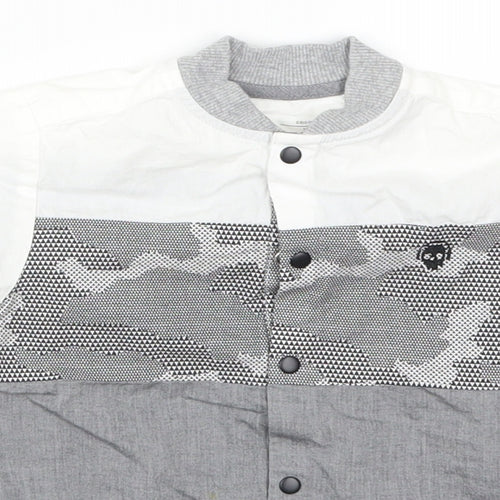 NEXT Boys Grey   Basic Button-Up Size M  - White