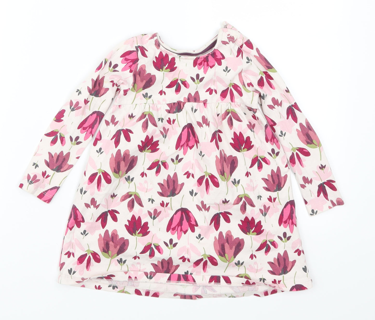 F&F Girls Pink Floral  A-Line  Size 18-24 Months