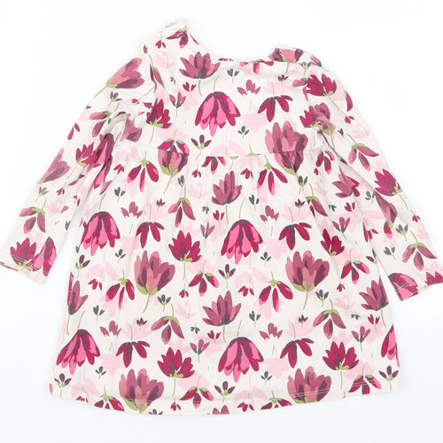 F&F Girls Pink Floral  A-Line  Size 18-24 Months