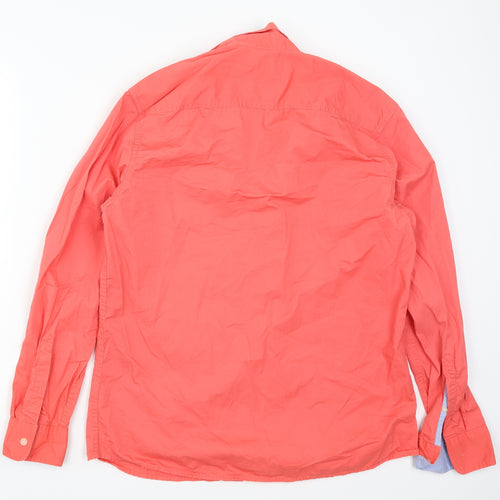 Team Spirit Mens Pink    Button-Up Size L
