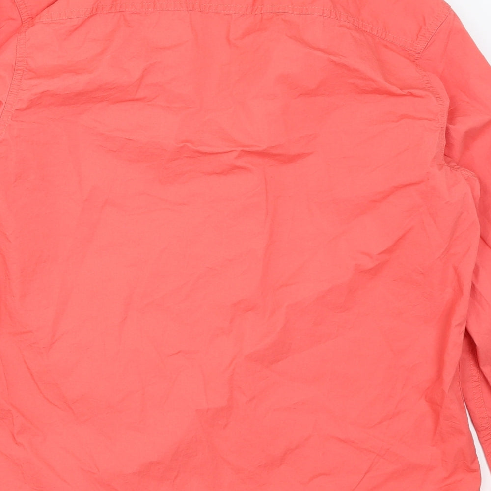 Team Spirit Mens Pink    Button-Up Size L