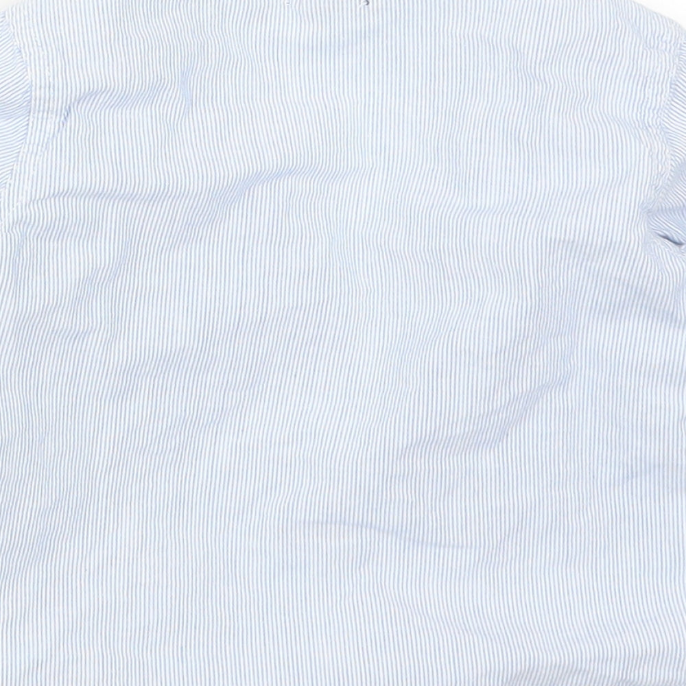 Gap Boys Blue Striped  Basic Button-Up Size 2 Years