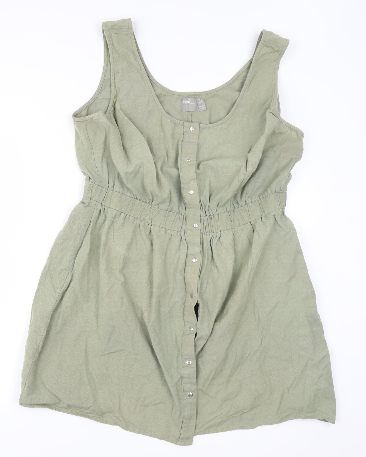 ASOS Womens Green   Skater Dress  Size 16