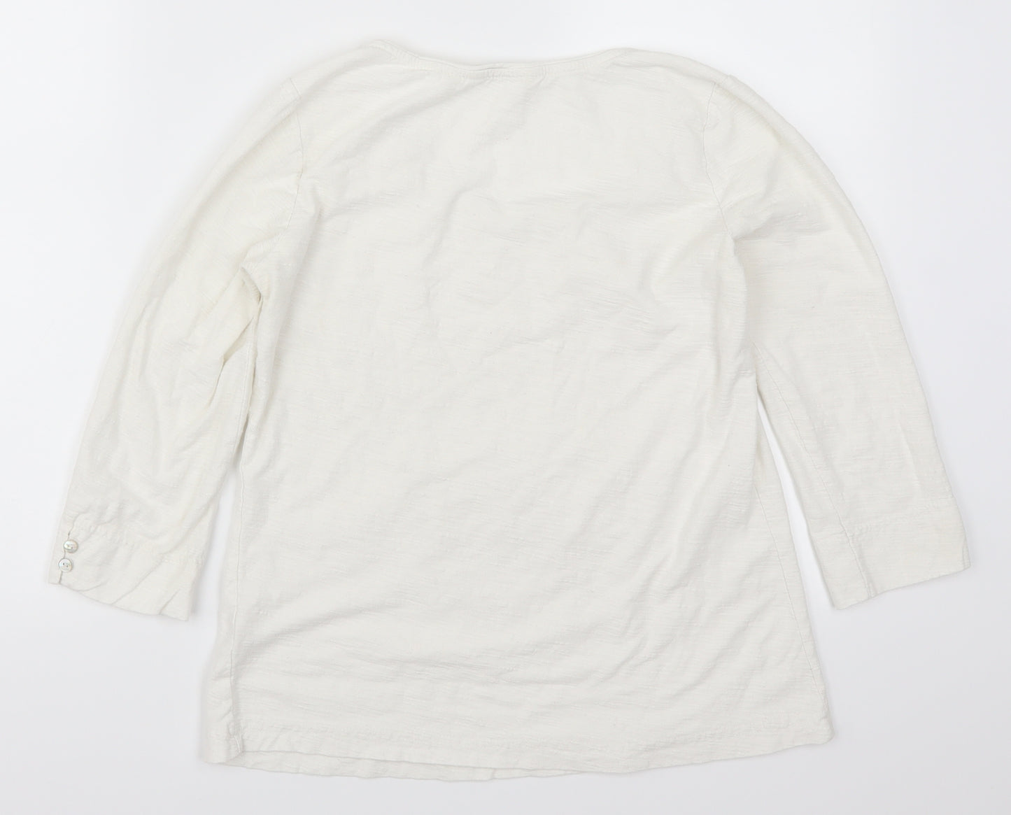 Adini Womens White   Basic T-Shirt Size XS