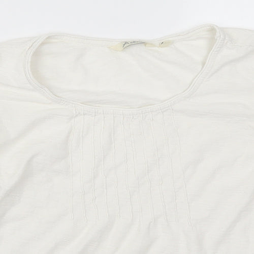 Adini Womens White   Basic T-Shirt Size XS
