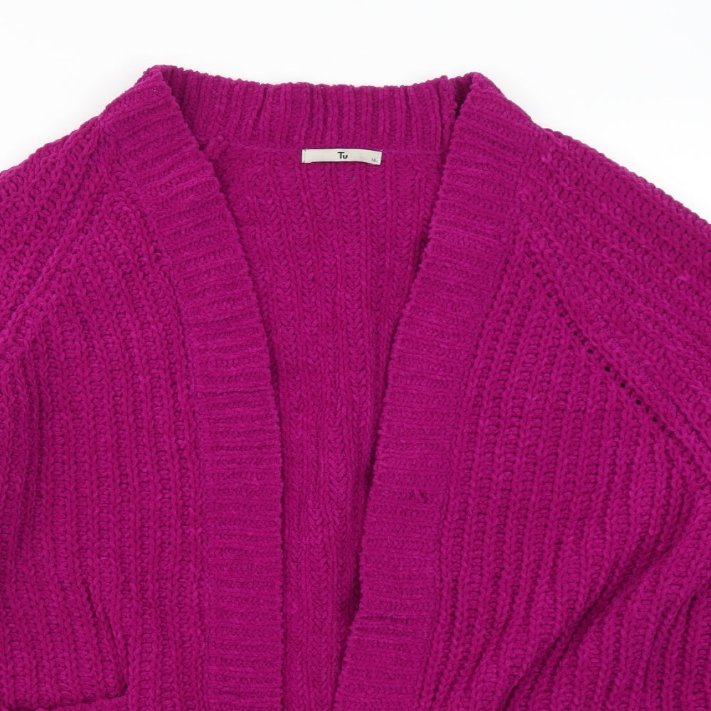 TU Womens Pink   Cardigan Jumper Size 18