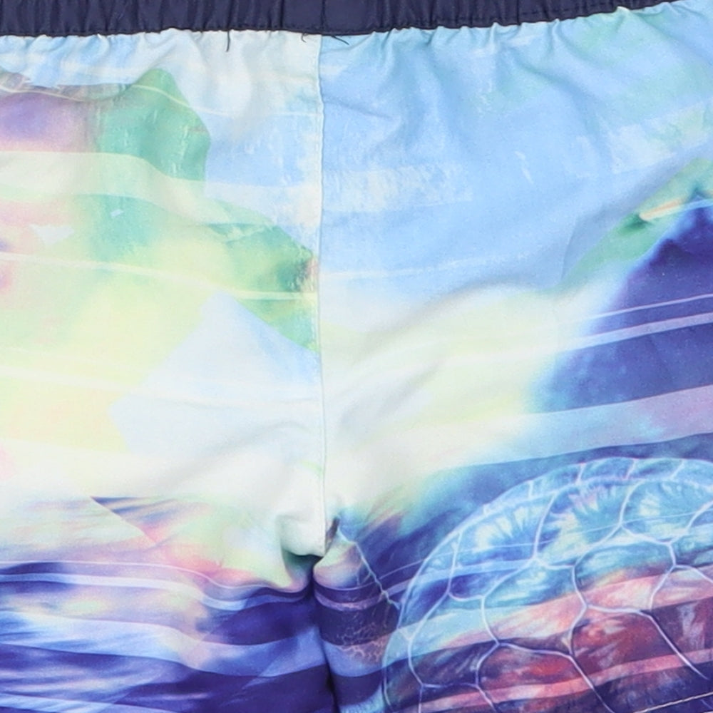 Lentiggini Boys Blue   Bermuda Shorts Size 4 Years - Abstract Turtle