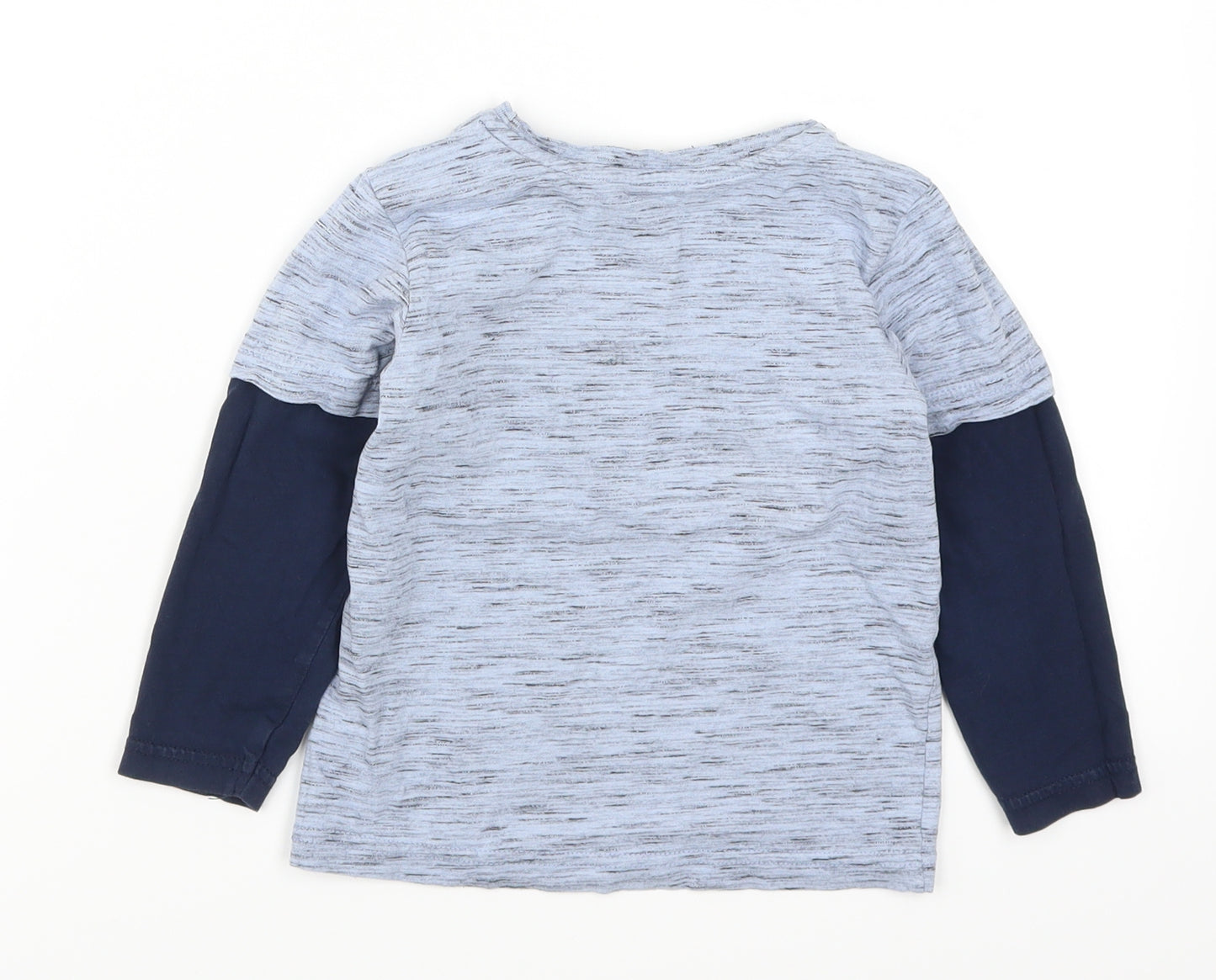 George Boys Blue   Basic T-Shirt Size 18-24 Months  - Dude!