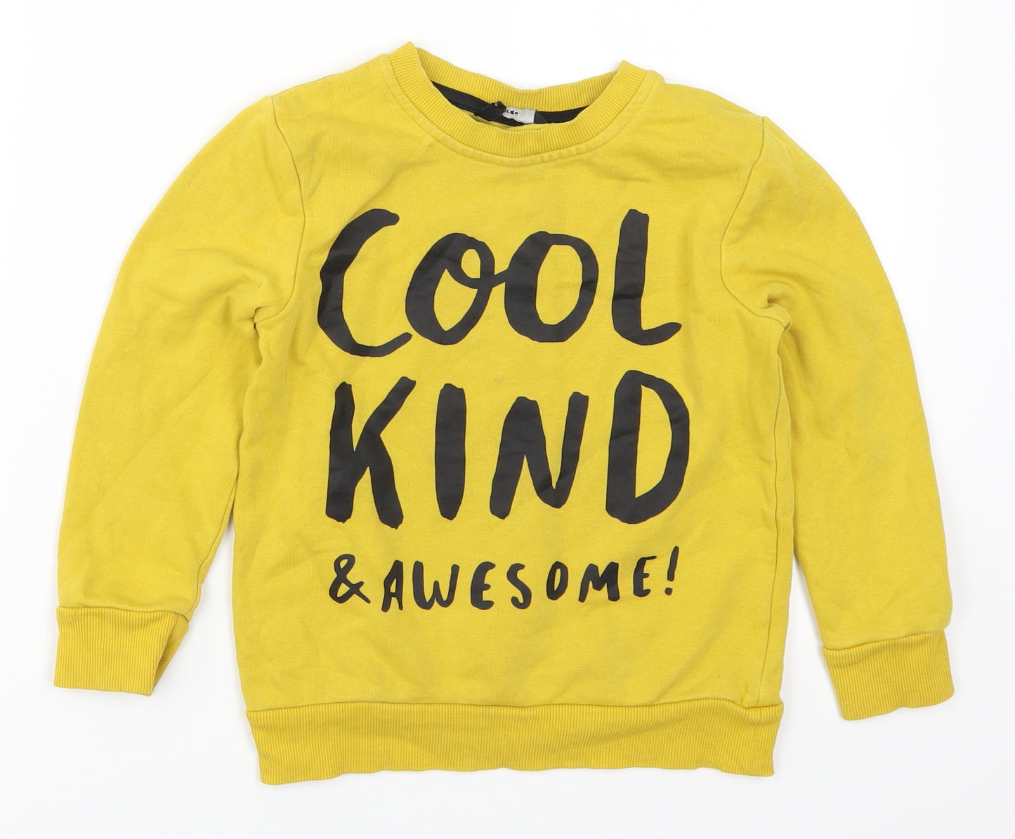 George Boys Yellow   Pullover Sweatshirt Size 5-6 Years  - Cool Kind & Awesome