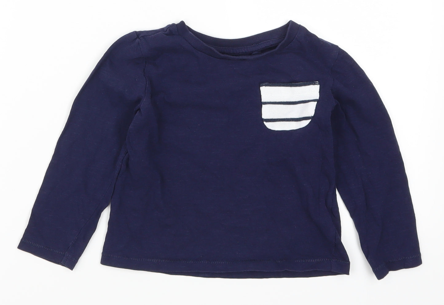 Primark Boys Blue   Basic T-Shirt Size 2-3 Years