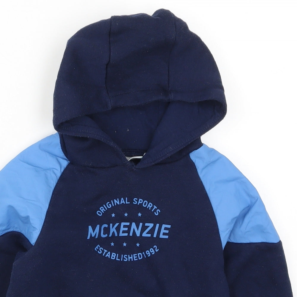 McKenzie Boys Blue   Pullover Hoodie Size 6-7 Years