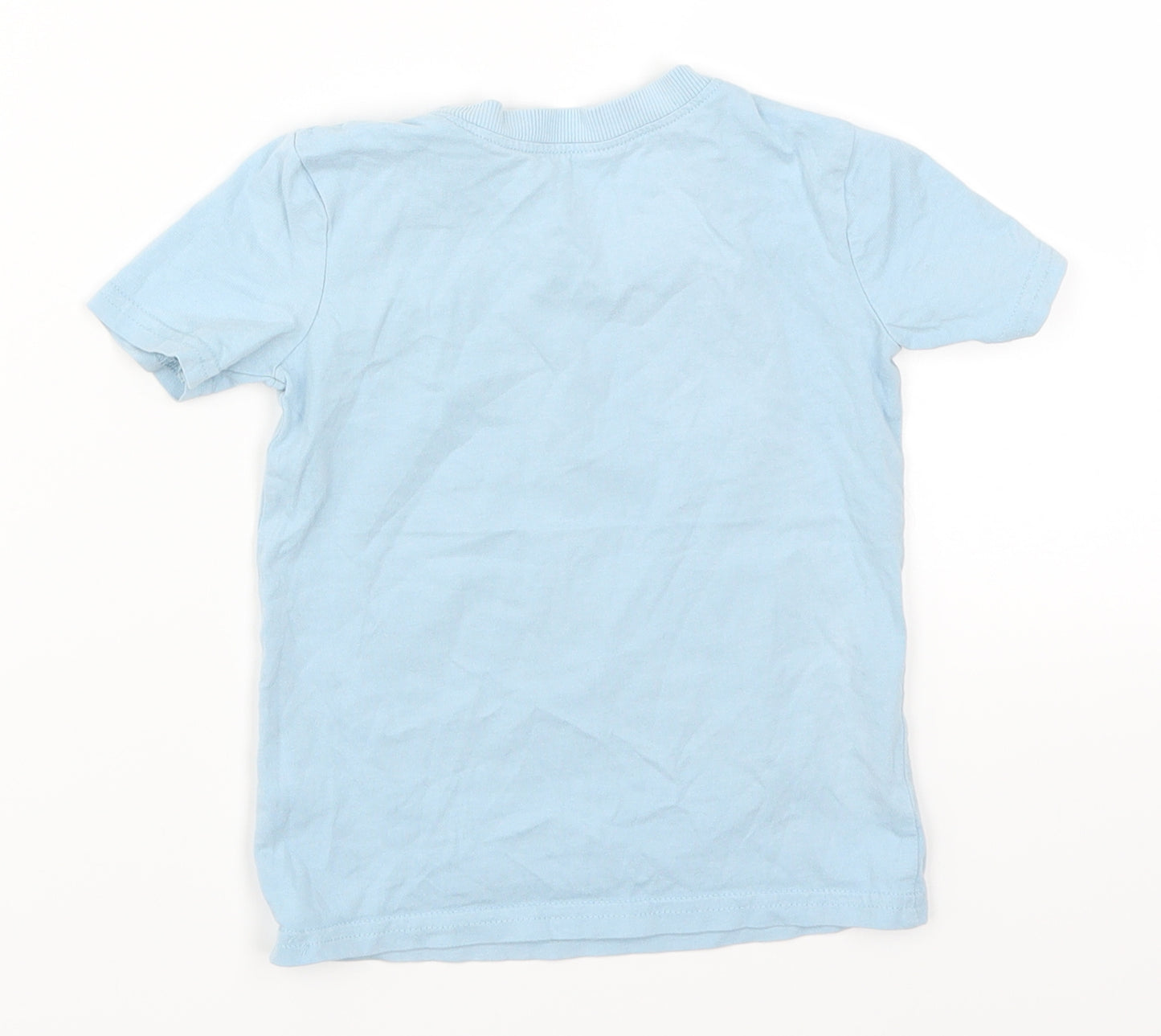 George Boys Blue   Basic T-Shirt Size 18-24 Months  - I'm The Little Bro