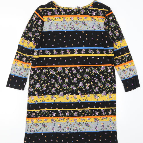 TU Womens Multicoloured Floral  T-Shirt Dress  Size 12  - Striped