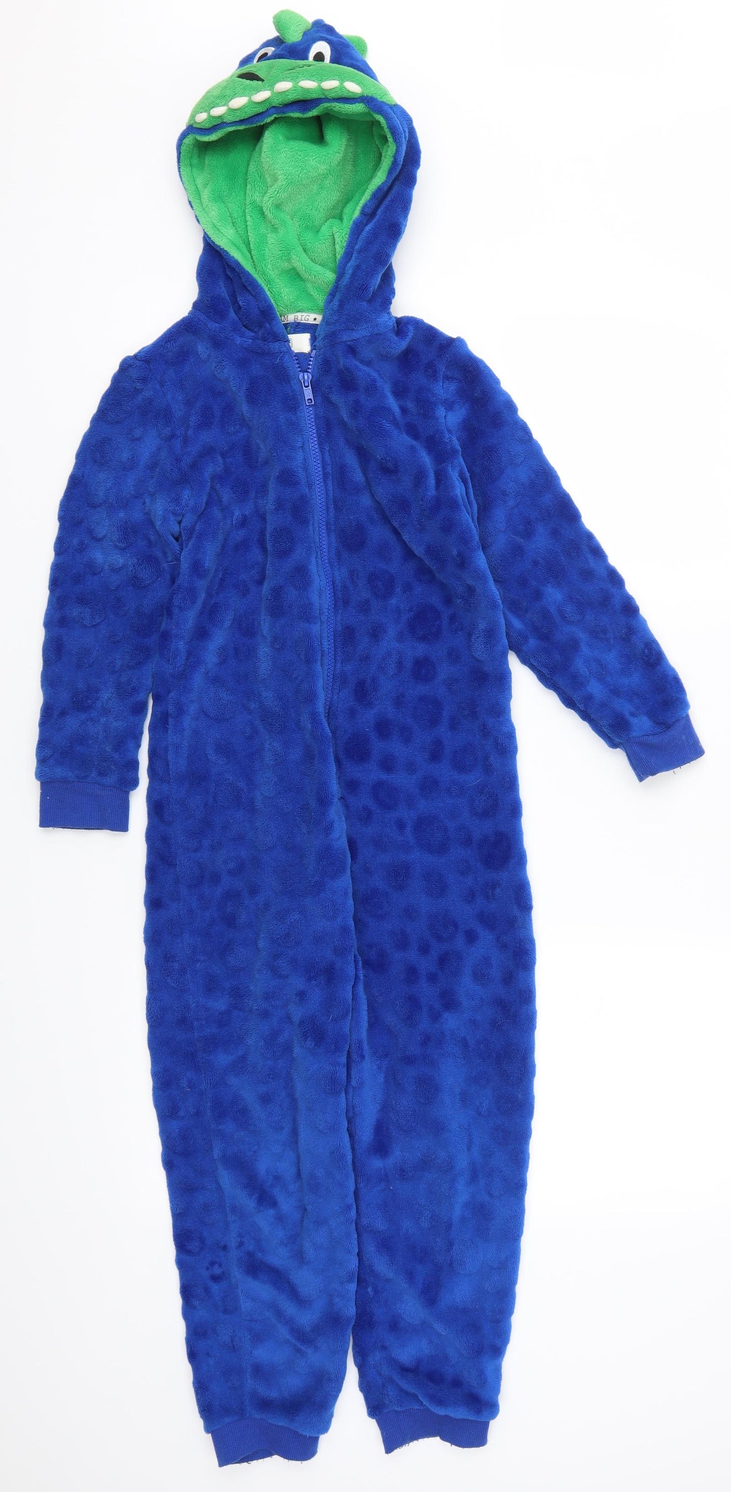 F&F Boys Blue Solid   One Piece Size 7-8 Years  - Dinosaur