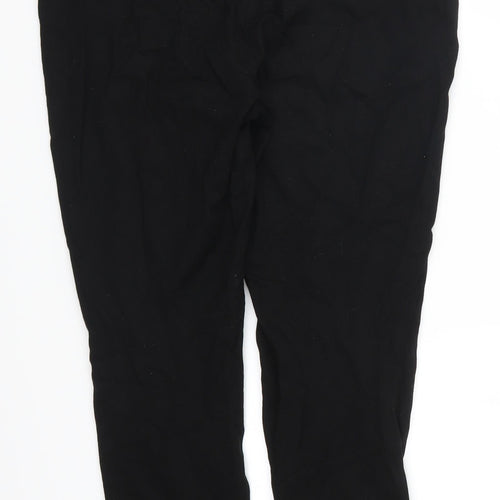 ESMARA Womens Black   Carrot Leggings Size 14 L24 in