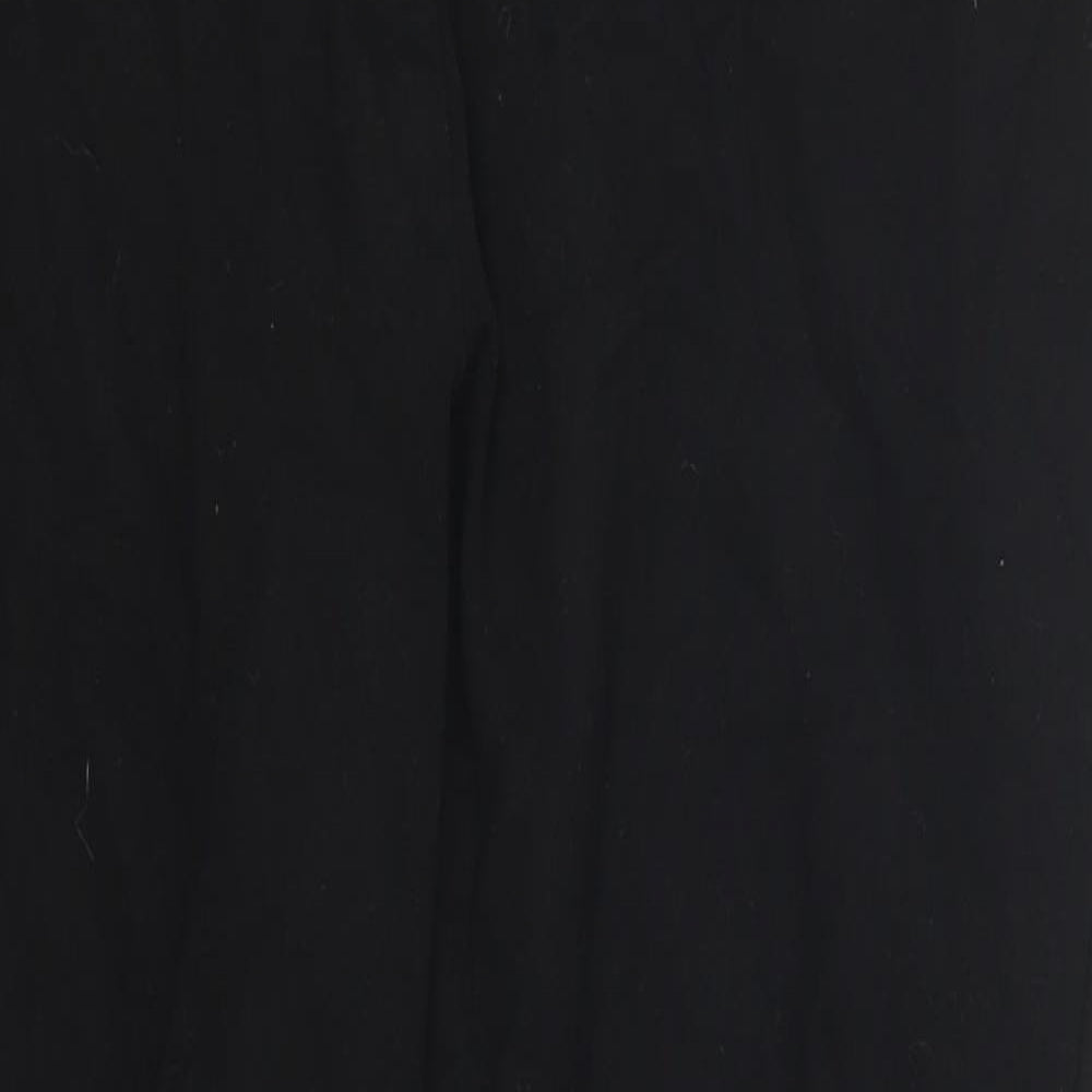 ESMARA Womens Black   Carrot Leggings Size 14 L24 in