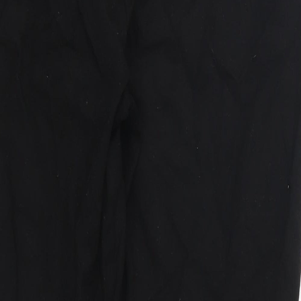 ESMARA Womens Black   Carrot Leggings Size 14 L24 in
