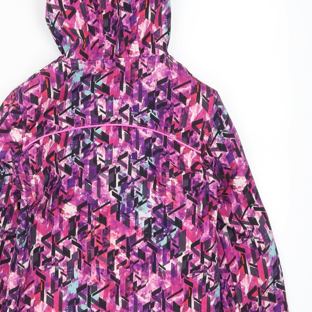 TU Girls Pink Geometric  Jacket  Size 7-8 Years