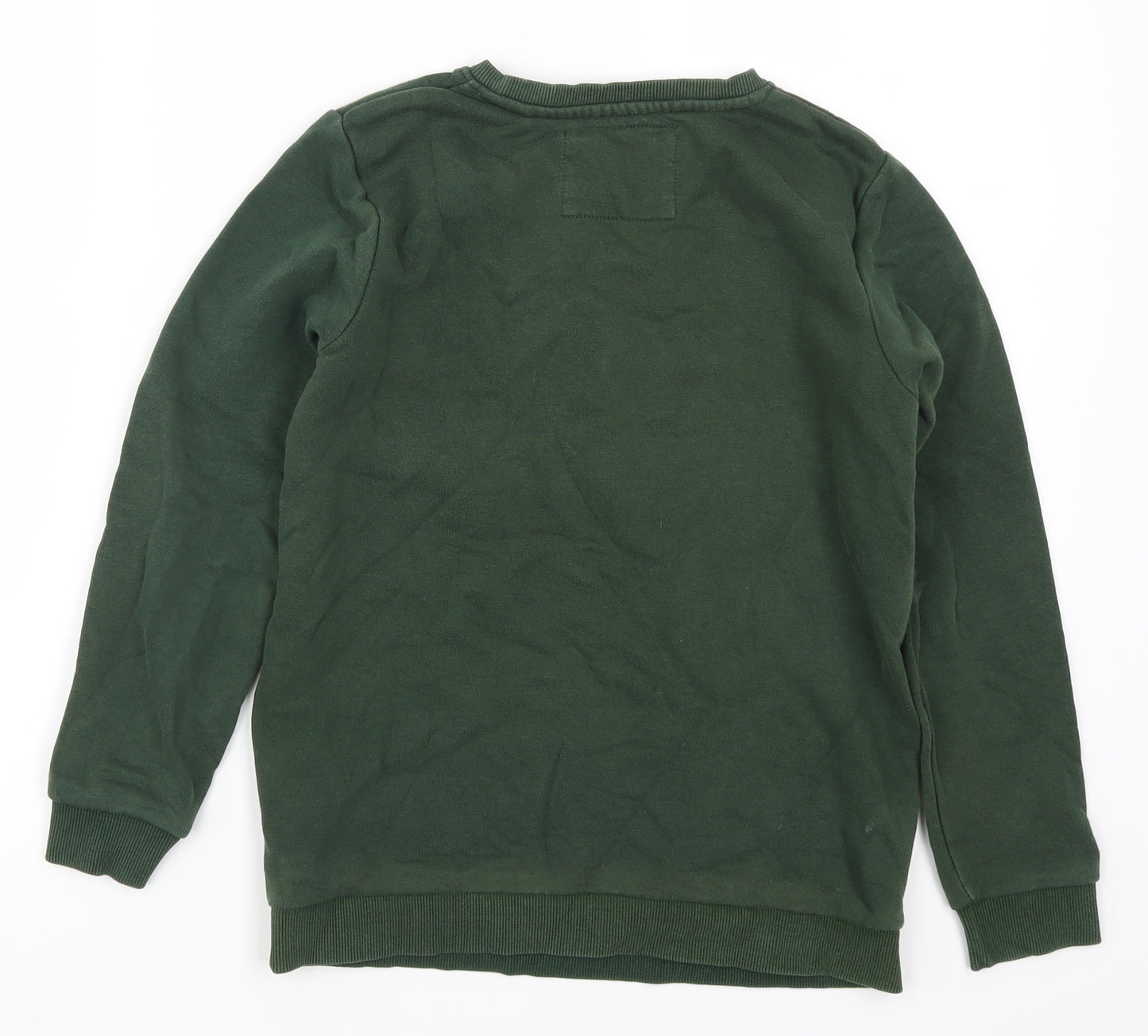 TU Boys Green   Pullover Sweatshirt Size 9 Years  - No.