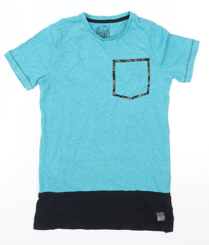 F&F Girls Blue Basic T-Shirt Size 8-9 Years