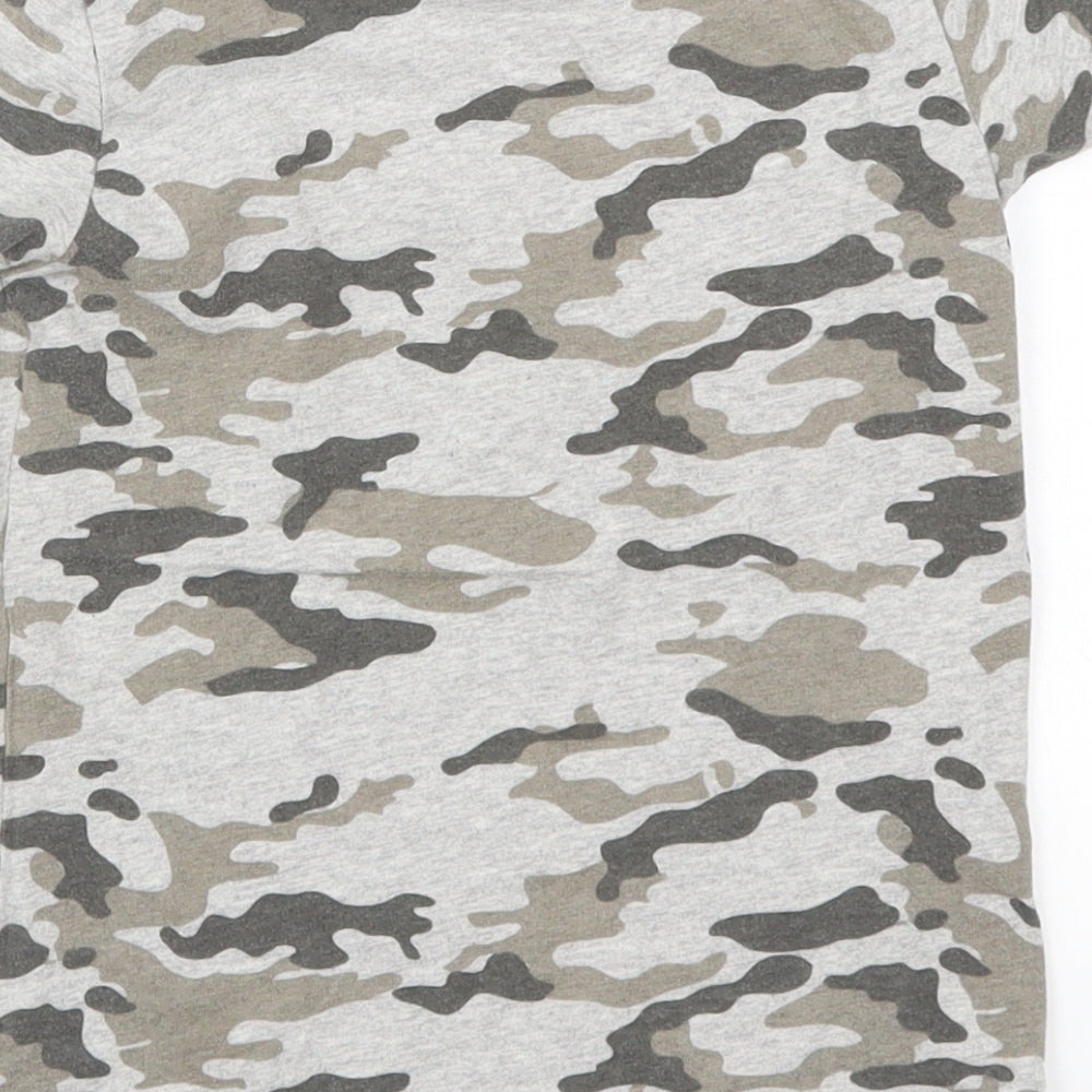 NEXT Boys Grey Camouflage  Basic T-Shirt Size 4 Years