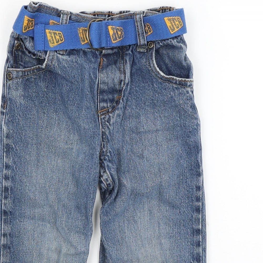 Blue Zoo Boys Blue   Straight Jeans Size 3-4 Years
