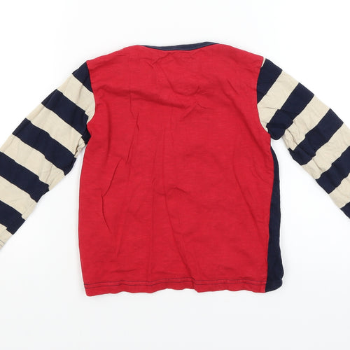 NEXT Boys Blue Striped  Basic T-Shirt Size 2-3 Years