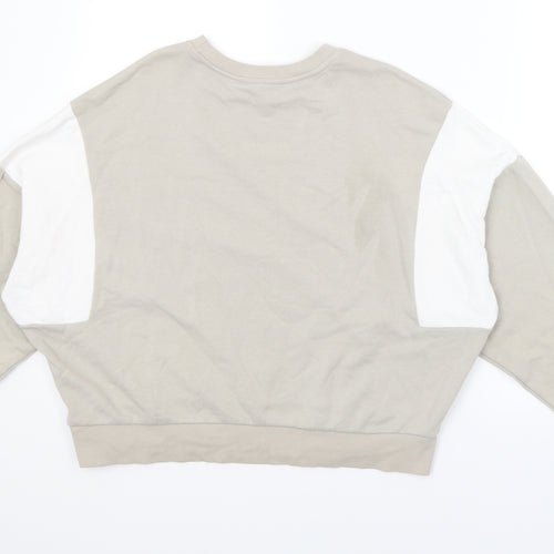Divided Womens Beige   Pullover Sweatshirt Size S  - NYC