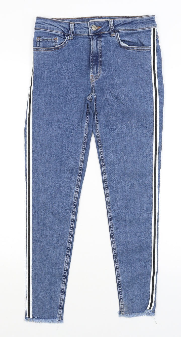 Denim Co Womens Blue Cropped Jeans Size 10 L26 in