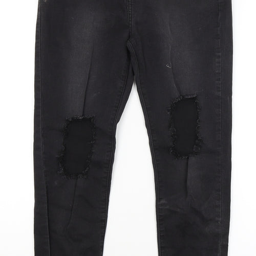 Pretty Little Thing Womens Black   Skinny Jeans Size 10 L25.5 in