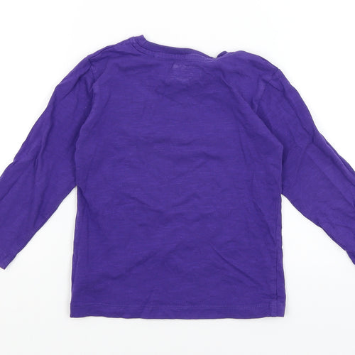 NEXT Boys Purple   Basic T-Shirt Size 2-3 Years  - Rad like Dad