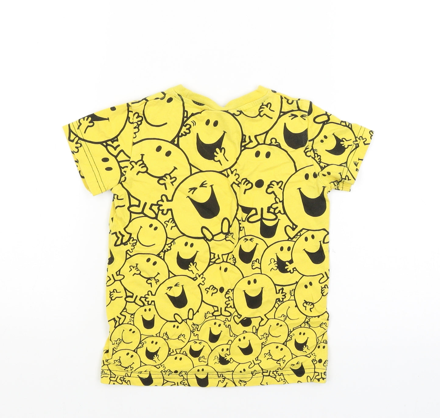 NEXT Boys Yellow   Basic T-Shirt Size 2-3 Years  - Mr Men