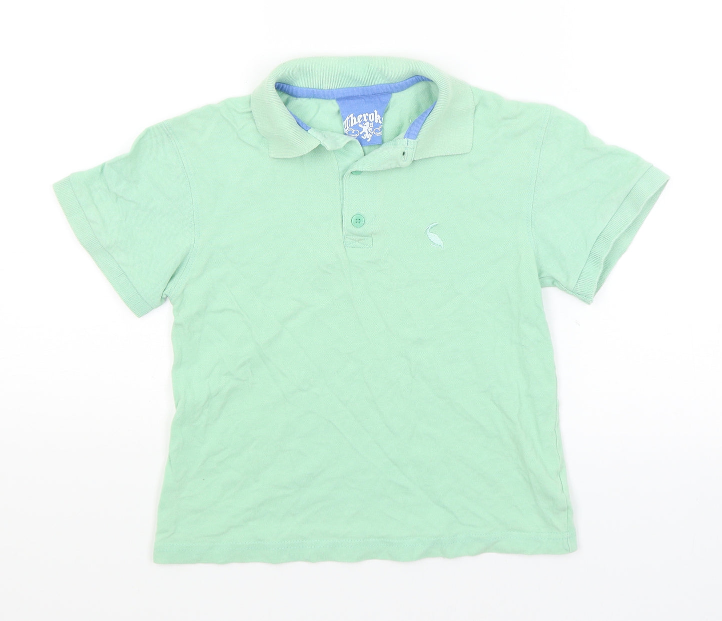 Cherokee Boys Green   Basic Polo Size 6-7 Years