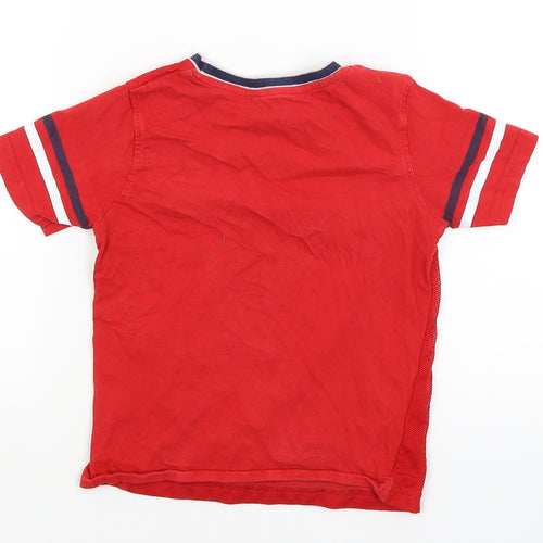 George Boys Red   Basic T-Shirt Size 6-7 Years  - Champion