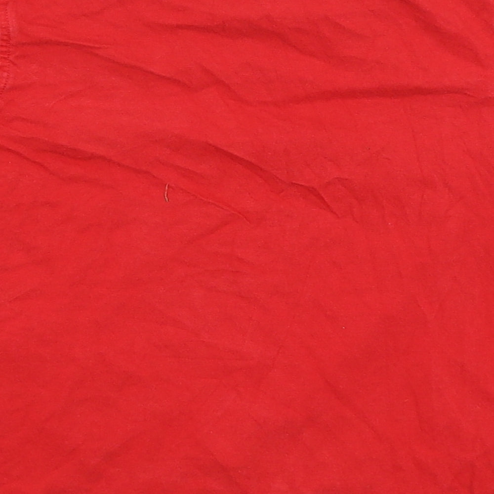 George Boys Red   Basic T-Shirt Size 6-7 Years  - Champion