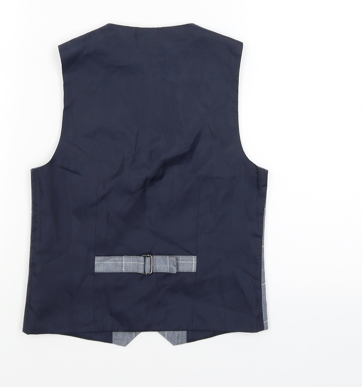 NEXT Boys Blue   Overcoat Waistcoat Size 8 Years