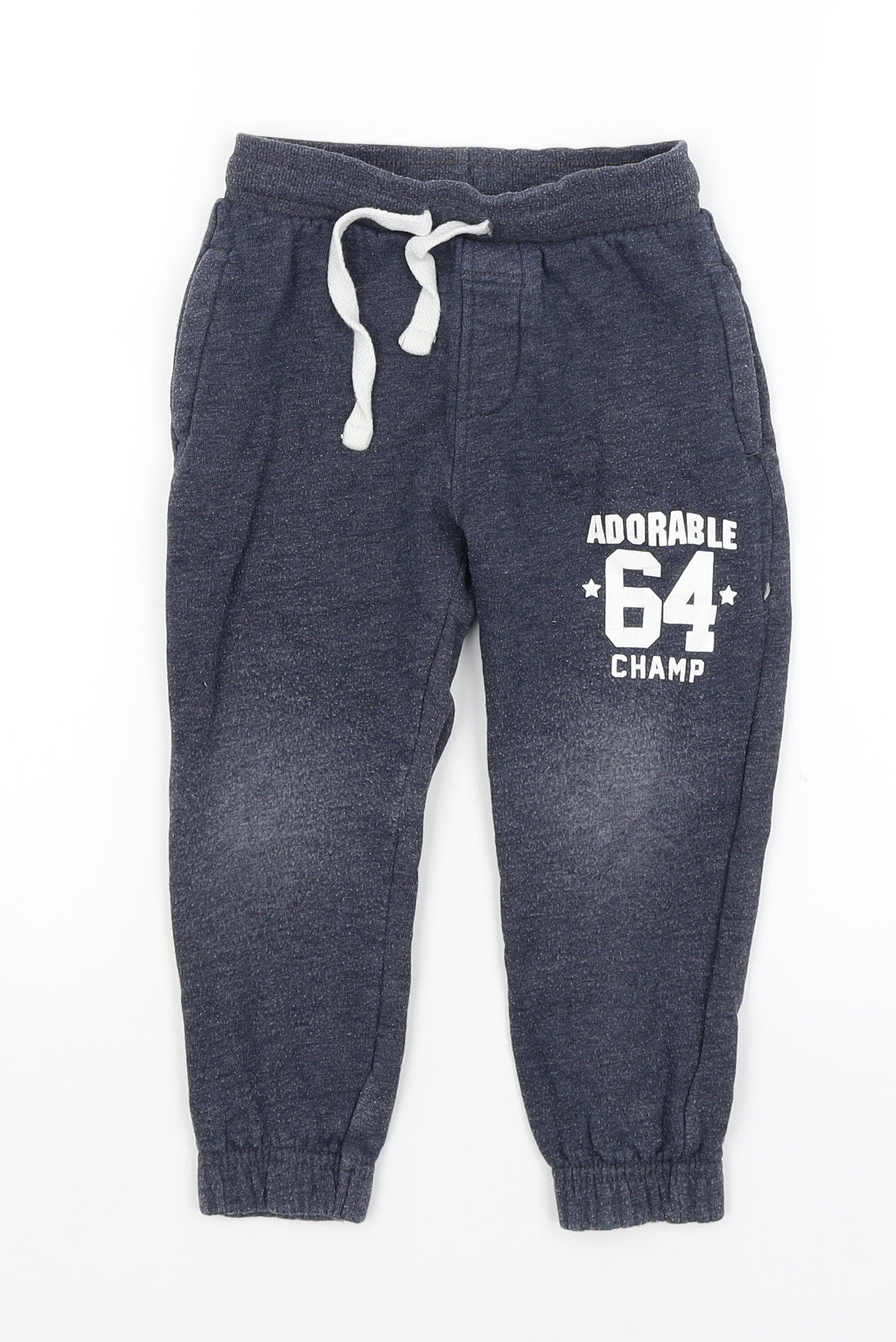 George Boys Blue   Sweatpants Trousers Size 3-4 Years