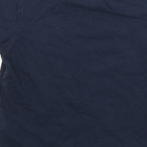 George Girls Blue   Basic T-Shirt Size 6-7 Years  - Meerkat