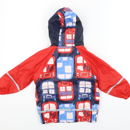 Lupilu  Red   Rain Coat Coat Size 18-24 Months  - Bus