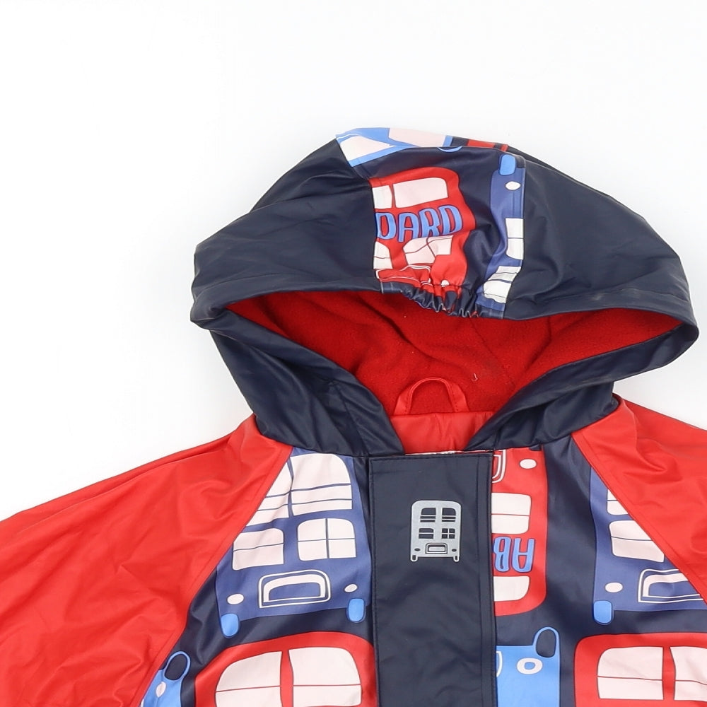 Lupilu  Red   Rain Coat Coat Size 18-24 Months  - Bus