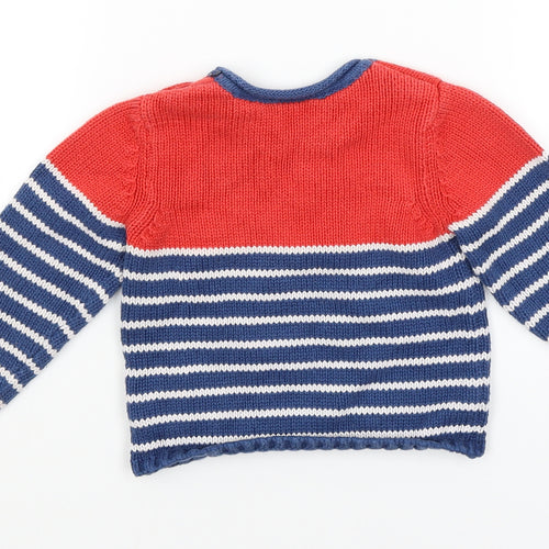 NEXT Baby Blue Striped  Pullover Jumper Size 12-18 Months