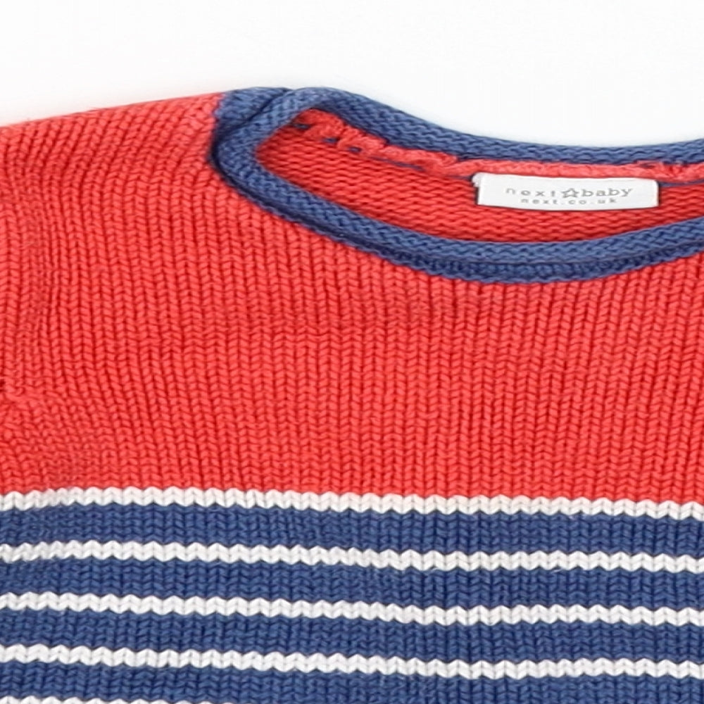 NEXT Baby Blue Striped  Pullover Jumper Size 12-18 Months