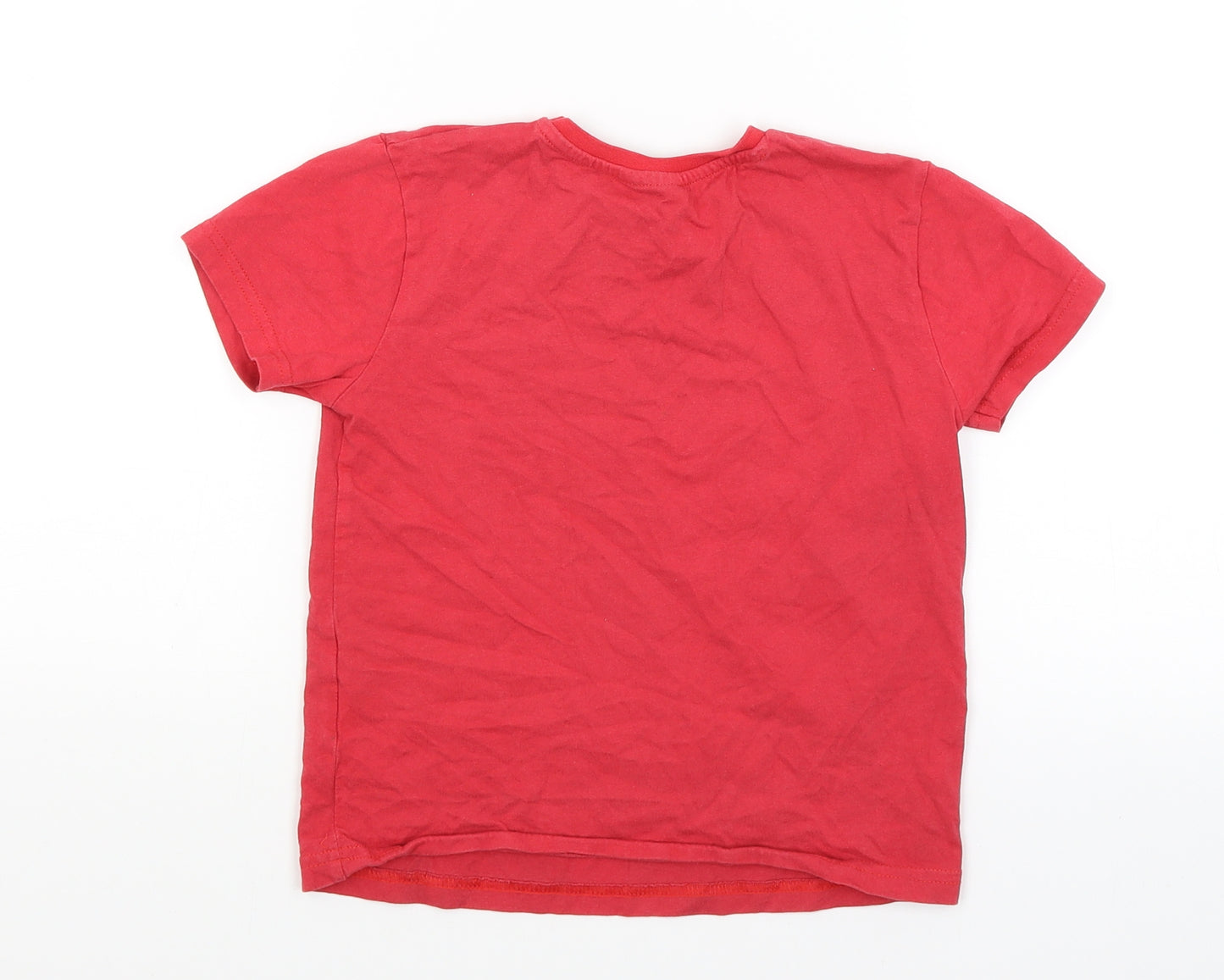 Rebel Boys Red   Basic T-Shirt Size 6-7 Years  - Star Wars